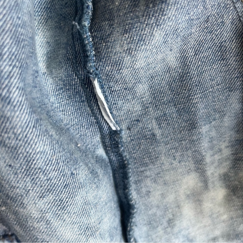 Floral Embroidered Light Blue Jean Jacket - Picture 15 of 16